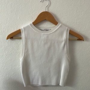 Zara white top